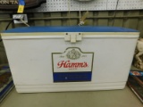HAMM'S BEEN ICE CHEST W/ PADDED LID