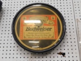 BUDWEISER ROUND NEON BEER LIGHT / CLOCK