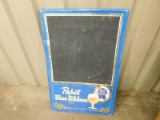 PABST BLUE RIBBON BEER CHALKBOARD SIGN