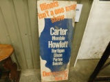 VINTAGE DEMOCRATIC SIGN 