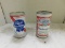 BUDWEISER & PABST BLUE RIBBON TIN CAN BANKS