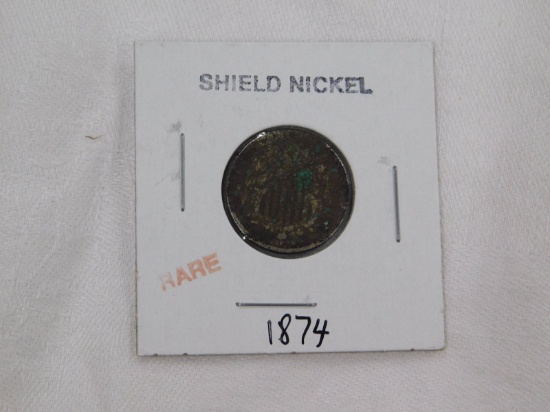 1874 SHIELD NICKEL