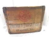 ANTIQUE PREMIER - PABST CORP. WOODEN CRATE