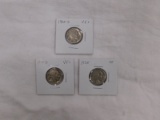 (3) BUFFALO NICKELS