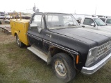 1980 CHEVROLET SCOTTSDALE 20 4X4 PICKUP W/ UTILITY BODY