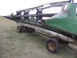 JOHN DEERE 220 20FT PLATFORM ON SHOP BUILT HEAD CART