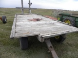 18FT HAY RACK ON HEAVY DUTY GEAR