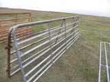 (2) 16FT GALVANIZED PIPE CATTLE GATES