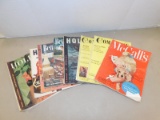 (10) VINTAGE MAGAZIINES FROM 1940's & 50's