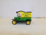GEARBOX 1912 FORD MODEL T JOHN DEERE DELIVERY CAR COIN BANK