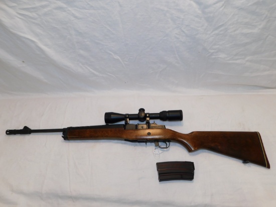 RUGER RANCH RIFLE .222 CAL CARBINE W/ BSA GE3 9X40 IR SCOPE