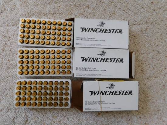 (3) 50 RD BOXES WINCHESTER .40 CAL AMMO
