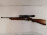 RUGER MODEL 10/22 CARBINE .22LR W/ WEAVER V22-A SCOPE