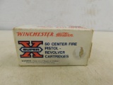 50 RD BOX WINCHESTER WESTERN SUPER X .38 AUTOMATIC AMMO