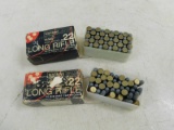 (2) 50 RD BOXES VINTAGE MONTGOMERY WARDS .22 LR AMMO