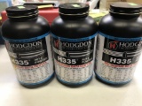 (3) HODGDON H335 RIFLE POWDER