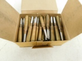 MOSTLY FULL 50 RD BOX VIC'S 6.5MM SWEDISH MILITARY AMMO