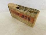 9 RDS .276 CAL AMMO IN FRANKFORD ARSENAL BOX