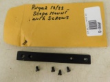 RUGER 10/22 SCOPE MOUNT W/ SCREWS