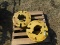 (4) JOHN DEERE REAR WHEEL WEIGHTS