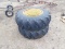 PR 20.8X32 GOODYEAR TRACTOR TIRES ON JOHN DEERE CENTERLESS RIMS