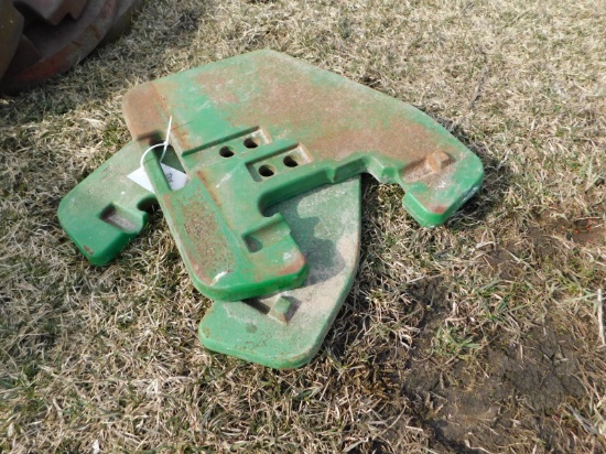 (2) JOHN DEERE SUITCASE WEIGHTS