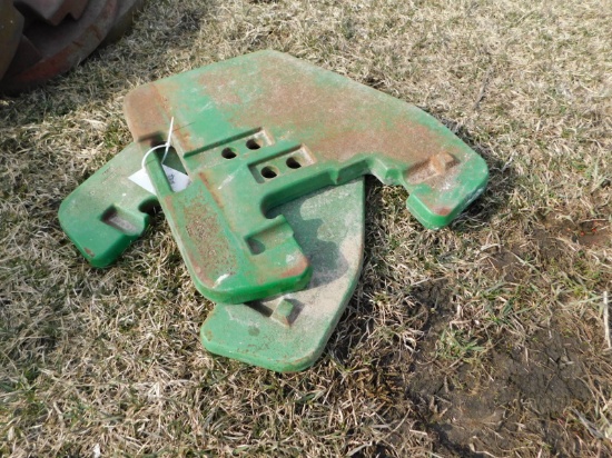 (2) JOHN DEERE SUITCASE WEIGHTS