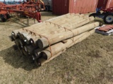 BUNDLE OF (28) NEW 6FT CEDAR POSTS