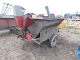 GRIAN-O-VATOR SINGLE AXLE AUGER WAGON W/ McCORMICK BROADCAST SEEDER