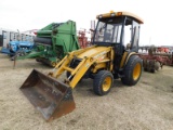 JOHN DEERE 110 COMPACT INDUSTRIAL MFWD TRACTOR & LOADER