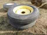 (2) 7.50-20 IMPLEMENT TIRES & 6 BOLT RIMS