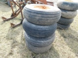 (4) 11L-15 IMPLEMENT TIRES & 6 BOLT RIMS