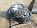 (5) RIMS & TIRES FOR KUBOTA R520 ARTICULATED LOADER