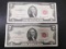 2 PAC OF OLD $2 RED SEAL BILLS