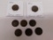 (8) 1900's INDIAN HEAD PENNIES