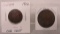 1865 U.S. COIN & 1902 CANADIAN CENT