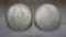 (2) 1921 MORGAN DOLLAR
