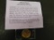 24K GOLD PLATED VERMONT QUARTER