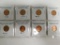 (8) BRILLIANT UNCIRCULATED OLD LINCOLN PENNIES
