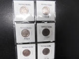 (6) BUFFALO NICKELS