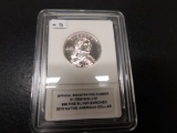 2010 SAC. DOLLAR W/ SILVER OVERLAY