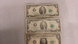 (2) $2. U.S. BILL & (1) $1. U.S BILL
