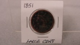 1851 MATRON HEAD LARGE CENT