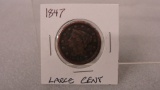 1847 MATRON HEAD LARGE CENT