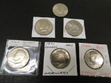 (6) KENNEDY HALF DOLLARS