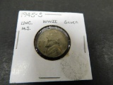 1945 S WWII SILVER NICKEL