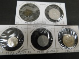 (5) FOREIGN COINS