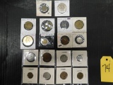 LOT OF ASSORTED FOREIGN COINS
