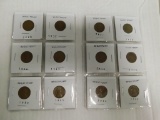 (2) SHEETS OF (6) WHEAT CENTS