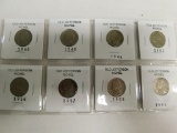 (8) OLD JEFFERSON NICKELS
